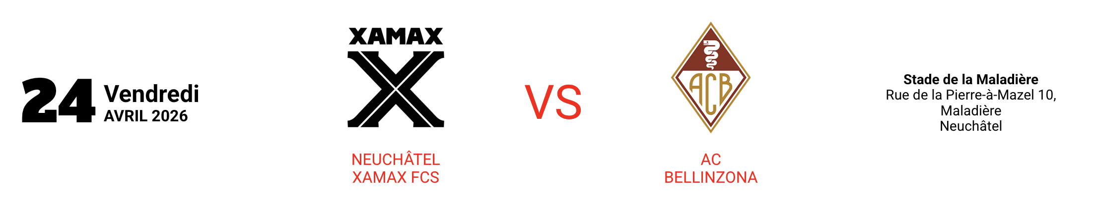 NEUCHÂTEL XAMAX FCS vs AC Bellinzona